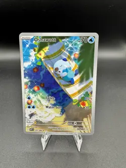 Pokemon TCG Oshawott Illustration Rare White Flare - Image 1