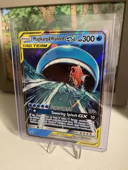 Pokemon Magikarp & Wailord SM166 Promo Sun Moon Nice Rare 🐸 - Image 1