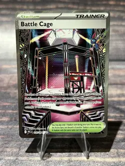 Battle Cage 116/094 Ultra Rare Phantasmal Flames Pokemon Near Mint - Image 1