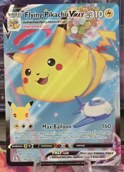 Pokemon Flying Pikachu VMAX 007/025 - Celebrations UR Ultra Rare NM - Near Mint - Image 1