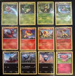 Pokemon Set 21pcs Russian XY Cards #1-39/39 HOLO Rare Starter Set - Image 1