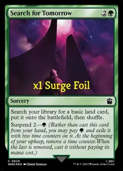 MTG Surge Foil Universes Beyond: Doctor Who WHO Search for Tomorrow MINT - Image 1