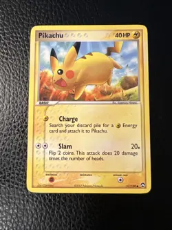 Pokemon TCG Pikachu 57/108 Non Holo EX Power Keepers 2007 Vintage 2007 LP * - Image 1