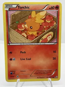 Torchic RC5/RC25 Holo Common Pokemon Legendary Treasures Radiant Collection LP - Image 1