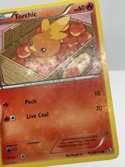 Torchic RC5/RC25 Holo Common Pokemon Legendary Treasures Radiant Collection LP - Image 2