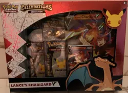 Pokemon Celebrations Lance’s Charizard V Collection Box Promo Box Topper 2021 - Image 1