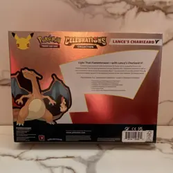 Pokemon Celebrations Lance’s Charizard V Collection Box Promo Box Topper 2021 - Image 2