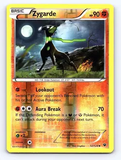 Pokemon Zygarde 52/124 Fates Collide Reverse Holo - Image 3