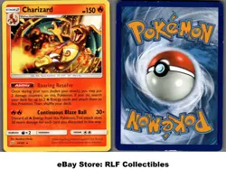 2019 Pokemon, S&M Team Up, #14/181 Charizard, Rare - Image 1