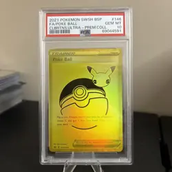 2021 Pokemon SWSH Poke Ball SWSH146 CELEBRATIONS UPC PROMO #146 PSA 10 GEM MT - Image 1