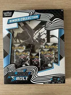 Pokemon TCG: Black Bolt Binder Collection - New & Sealed - Image 1
