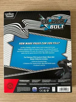 Pokemon TCG: Black Bolt Binder Collection - New & Sealed - Image 2