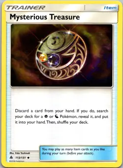 Mysterious Treasure 113/131 UC Forbidden Light Pokemon Near Mint - Image 1