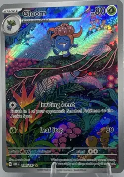 Pokemon Gloom 198/197 SV03: Obsidian Flames Illustration Rare Holo - Image 1
