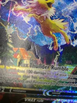 Pokemon TCG Jolteon VMAX SWSH 184 Promo Holo NM See Damage - Image 4