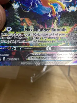 Pokemon TCG Jolteon VMAX SWSH 184 Promo Holo NM See Damage - Image 5