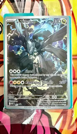 N's Zekrom 031 Pokemon Sealed ME: Mega Evolution Promo Holo Promo - Image 1