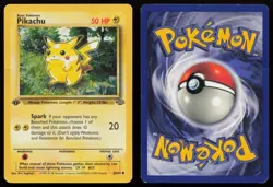 Pikachu 60/64 1st Edition Common Jungle Pokemon English HP - Image 3
