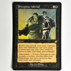 PRECEPTEUR INFERNAL MTG RETRO RVR - CARTE MAGIC THE GATHERING FR NEUF - Image 1