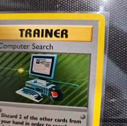 Computer Search - Trainer -1st Edition Base Set (Shadowless) Pokemon 71/102 *LP* - Image 3