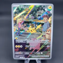 Pokemon TCG Pikachu 173/165 Illustration Rare Scarlet & Violet 151 Holo - Image 1
