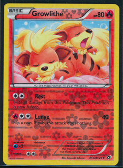 Pokemon Growlithe RC4/RC25 Legendary Treasures Radiant Collection (LP) - Image 1