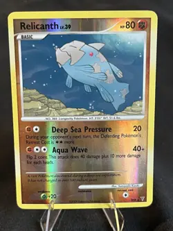Relicanth (shiny) SH8-12 Supreme Victors Reverse Holo Card HP condition. - Image 1