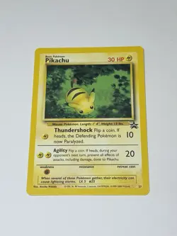 Pikachu 27 Wizards Black Star Promo LP WOTC 1995 Pokemon Card TCG NM - Image 1