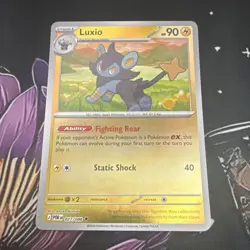 Pokemon Luxio 027/088 2026 Reverse Holo Stage 1 HP90 Pokemon TCG Card - Image 1