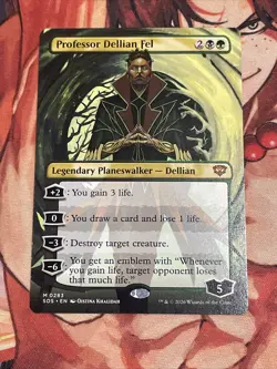 Professor Dellian Fel (Borderless) [Secrets of Strixhaven] 283 - Image 1