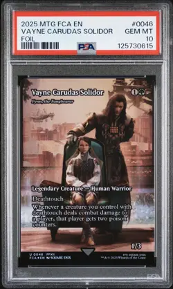 Vayne Carudas Solidor (Showcase Foil) - #46 - Final Fantasy - PSA 10 - Image 2