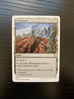 Wasteland White Border 0115 Mystery Booster 2 U MTG MB2 EN NM - Image 1