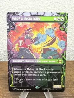 MTG Bebop & Rocksteady Showcase NON-FOIL #0241 TMNT Rare NEAR MINT NM - Image 1