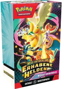 Pokemon Boosterbundle (6 Packs) | Erhabene Helden | OVP & Sealed | Deutsch - Image 1