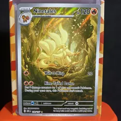 Ninetails 199/197 Obsidian Flames Holo Full Art IR Illustration Rare Pokemon - Image 1