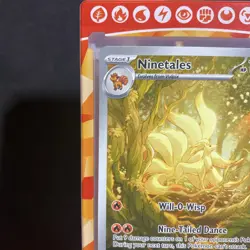Ninetails 199/197 Obsidian Flames Holo Full Art IR Illustration Rare Pokemon - Image 3
