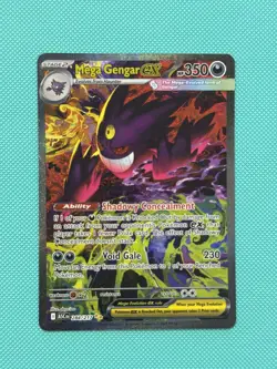 Mega Gengar ex 284/217 SIR Ascended Heroes POKEMON TCG ASC EN - Pack Fresh! - Image 1