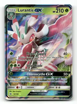 Lurantis GX 15/149 - SM Base Set - Pokemon Card NM/M - Image 1