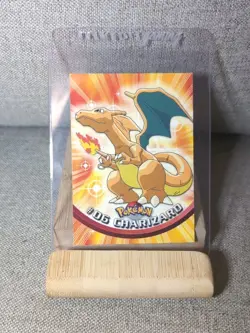 Topps Series 1 Pokemon Card Charizard #06 Non Holo Light Play LP + Top Loader - Image 3