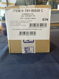 Surging Sparks Display Booster Box Case Pokemon- Englisch Sealed OVP - Image 2