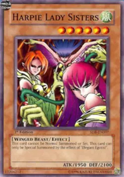 Harpie Lady Sisters - SD8-EN007 - Common - 1st Edition - Lightly Played - Lord o - Image 1
