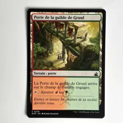 PORTE DE LA GUILDE DE GRUUL MTG RVR - CARTE MAGIC THE GATHERING FR NEUF - Image 1