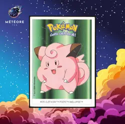 Carte Pokemon Melofee / Clefairy 35 Sticker Dunkin Boomer - Image 1