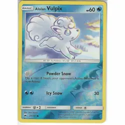 POKEMON CARD VULPIX REVERSE HOLO 27/147 NO 037 FOX POKEMON TCG CCG - Image 1