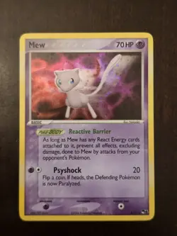 Mew 4/17 POP Series 4 Promo Pokemon Card Holo Foil - Image 1