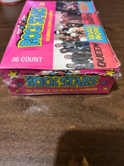 1979 ROCK STARS Donruss Trading Card Box Of 36 Wax Packs Sealed #SG-90 - Image 3