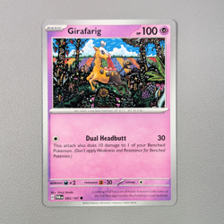 Pokemon TCG Card - Girafarig 83/167 Common | Twilight Masquerade (2024) TWM - Image 2