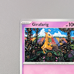 Pokemon TCG Card - Girafarig 83/167 Common | Twilight Masquerade (2024) TWM - Image 3