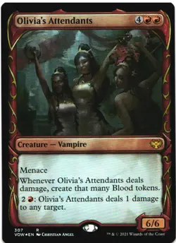 OLIVIA'S ATTENDANTS (SHOWCASE) 307 INNISTRAD: CRIMSON VOW MAGIC: THE GATHERING - Image 1