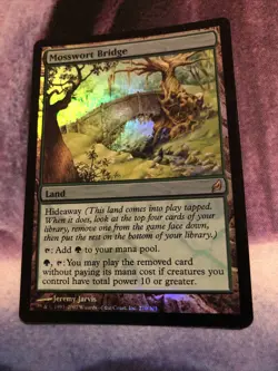Magic The Gathering MTG Mosswort Bridge Lorwyn Original Foil LP 270/301 - Image 1